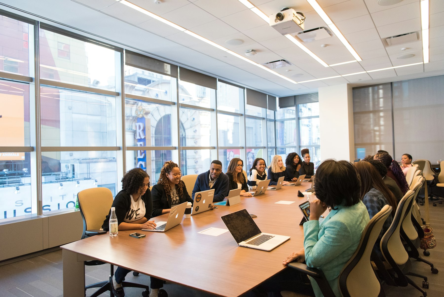 Spiral Group consultants in a client working session